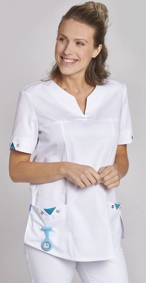 LEIBER-Jobwear, Damen-Schlupfkasack, weiss