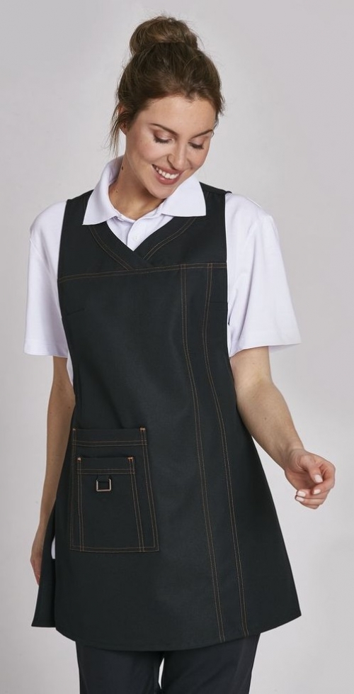 LEIBER-Jobwear, Damen-Überwurfschürze, schwarz