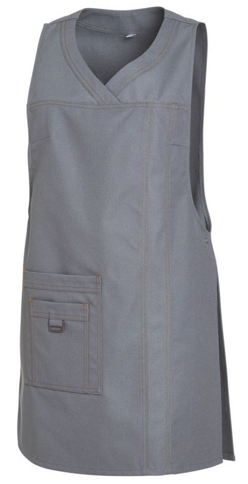 LEIBER-Jobwear, Damen-Überwurfschürze, hellgrau
