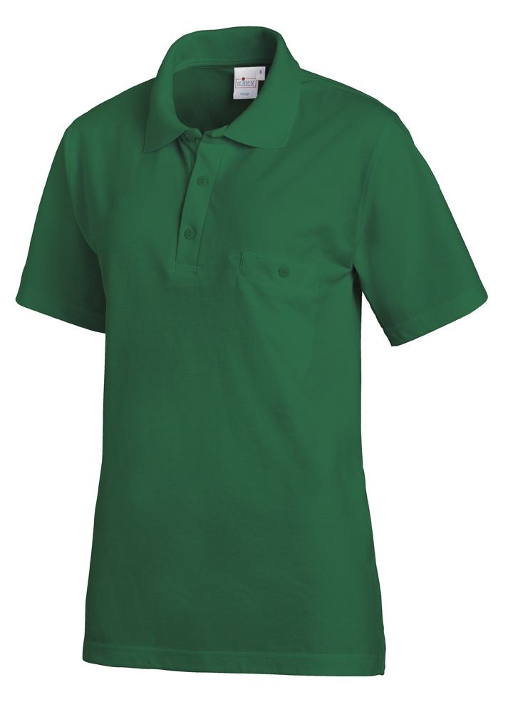 LEIBER-Jobwear, Poloshirt, Arbeits-Shirt, 1/2 Arm, grün