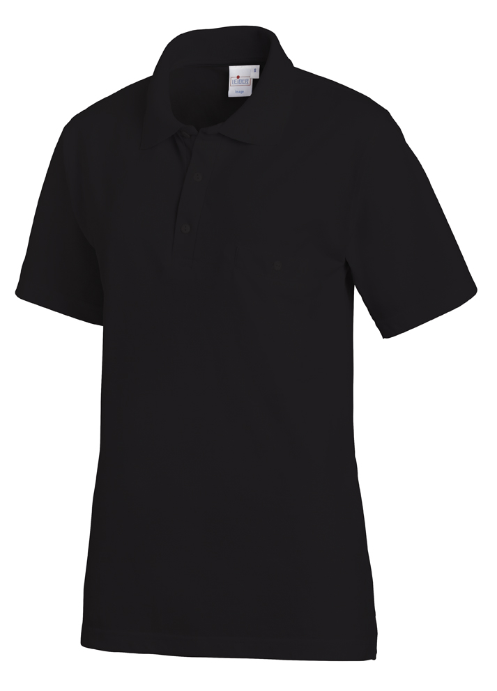 LEIBER-Jobwear, Poloshirt, Arbeits-Shirt, 1/2 Arm, schwarz