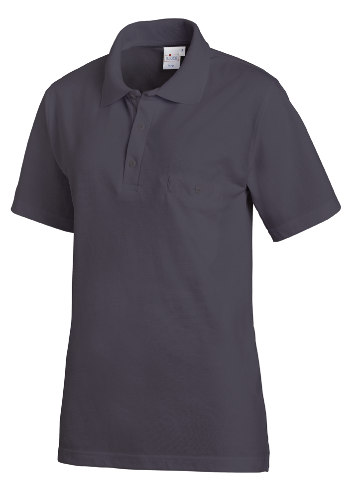 LEIBER-Jobwear, Poloshirt, Arbeits-Shirt, 1/2 Arm, grau