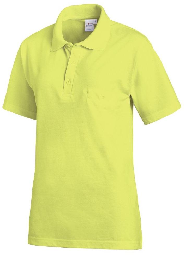 LEIBER-Polo-Shirt, ca. 220 g/m², limette
