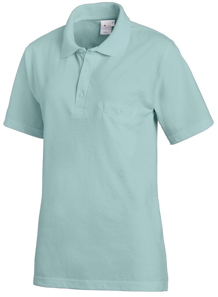 LEIBER-Polo-Shirt, salbeigrün
