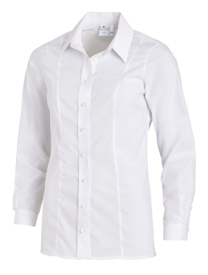 LEIBER-Jobwear, Damenbluse, Arbeits-Bluse, 1/1Arm, weiß