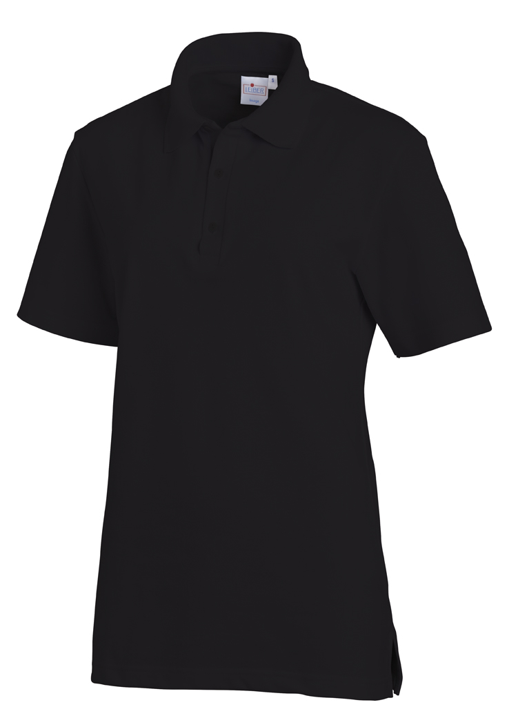 LEIBER-Jobwear, Poloshirt, Arbeits-Berufs-Shirt, Damen & Herren,  unisex, schwarz