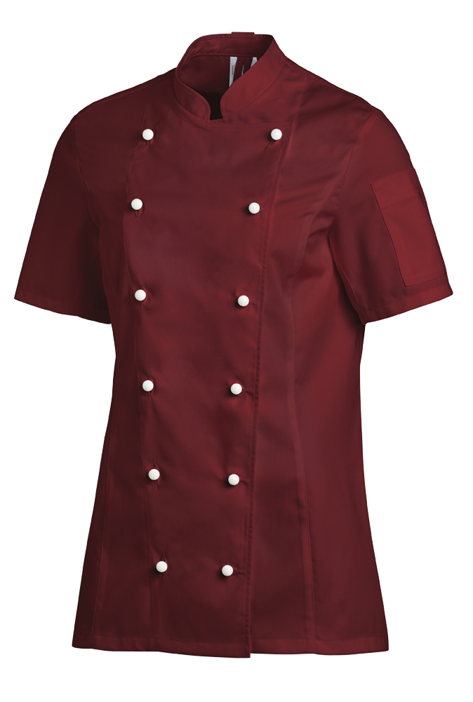 LEIBER-Jobwear, Damen-Kochjacke, ca. 190g/m², bordeaux