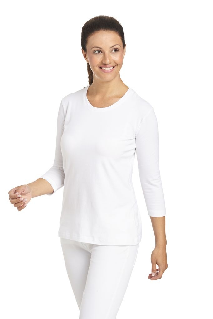 LEIBER-Jobwear, Damenshirt, Arbeits-Berufs-Shirt, ca. 160g/m², weiß