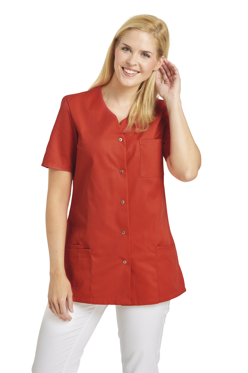 LEIBER-Jobwear, Hosenkasack, Arbeits-Berufs-Kasack, ca. 190 g/m², lobster red