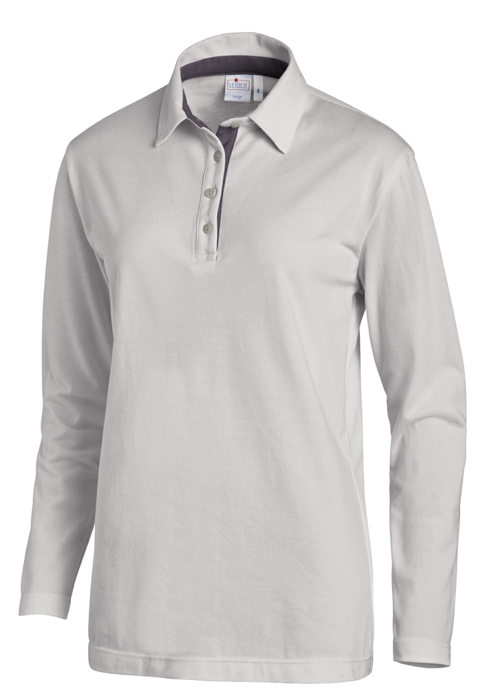 LEIBER-Jobwear, Poloshirt, Arbeits-Berufs-Shirt, Damen & Herren, 1/1 Arm, ca. 220g/m², silbergrau/grau
