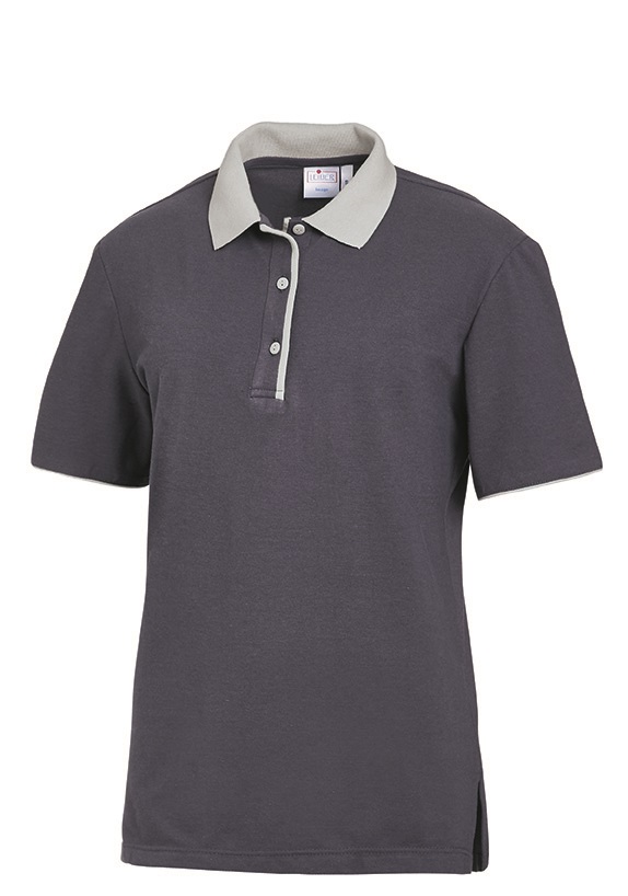 LEIBER-Jobwear, Poloshirt, Arbeits-Berufs-Shirt, Unisex, ca. 220g/m², grau/silbergrau