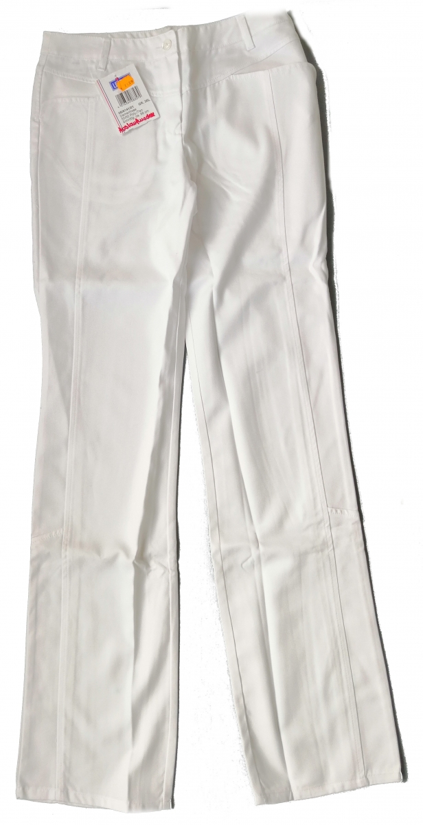 Gr.36L LEIBER Damen Bundhose Arbeitshose Berufshose Workerhose Medizin Pflege Praxis weiß