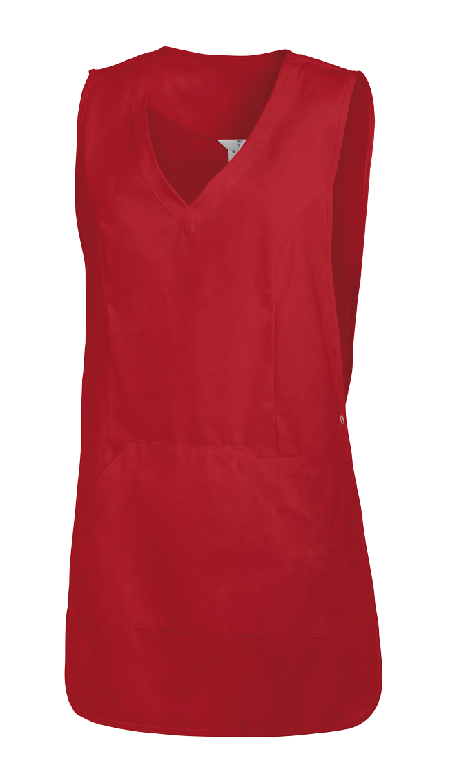 LEIBER-Jobwear, Überwurfschürze, Arbeits-Berufs-Schürze, Chasuble, rot