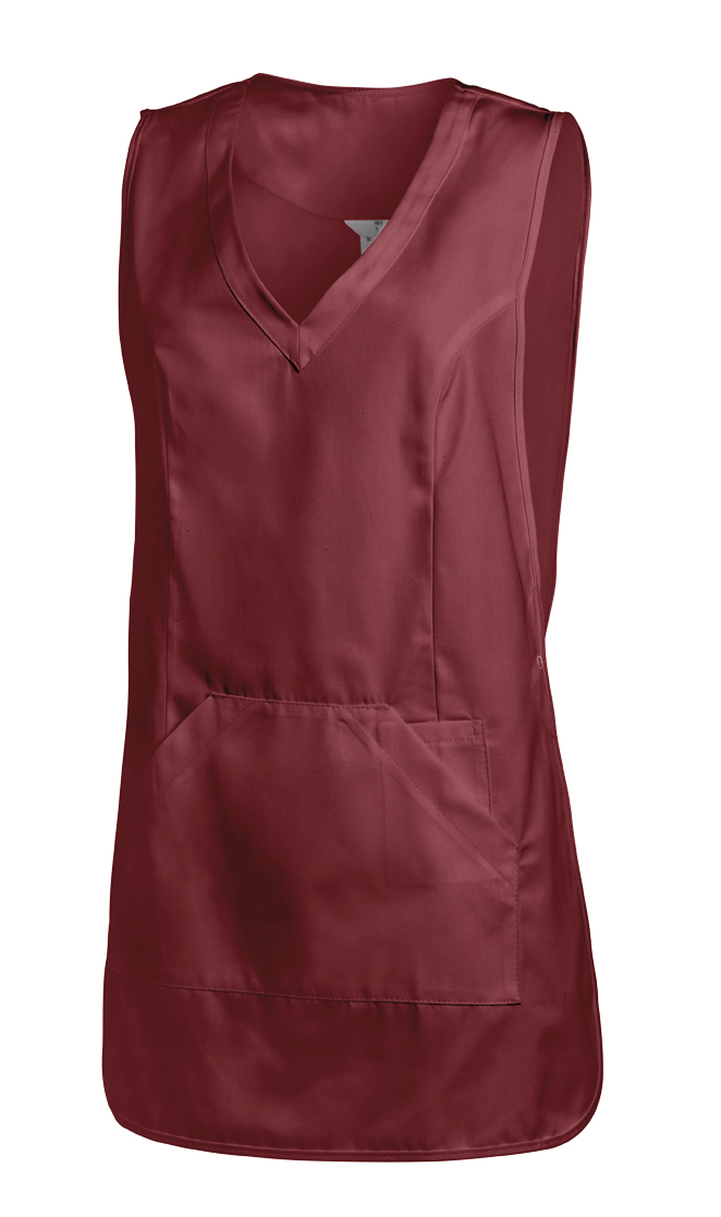 LEIBER-Jobwear, Überwurfschürze, Arbeits-Berufs-Schürze, Chasuble, bordeaux