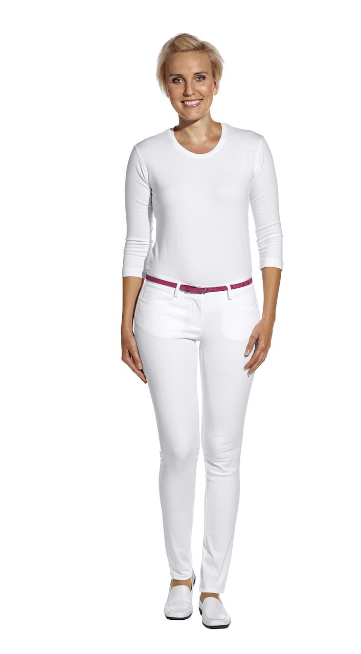 Gr.36 LEIBER-Workwear, Damenhose, ca. 270g/m², weiß
