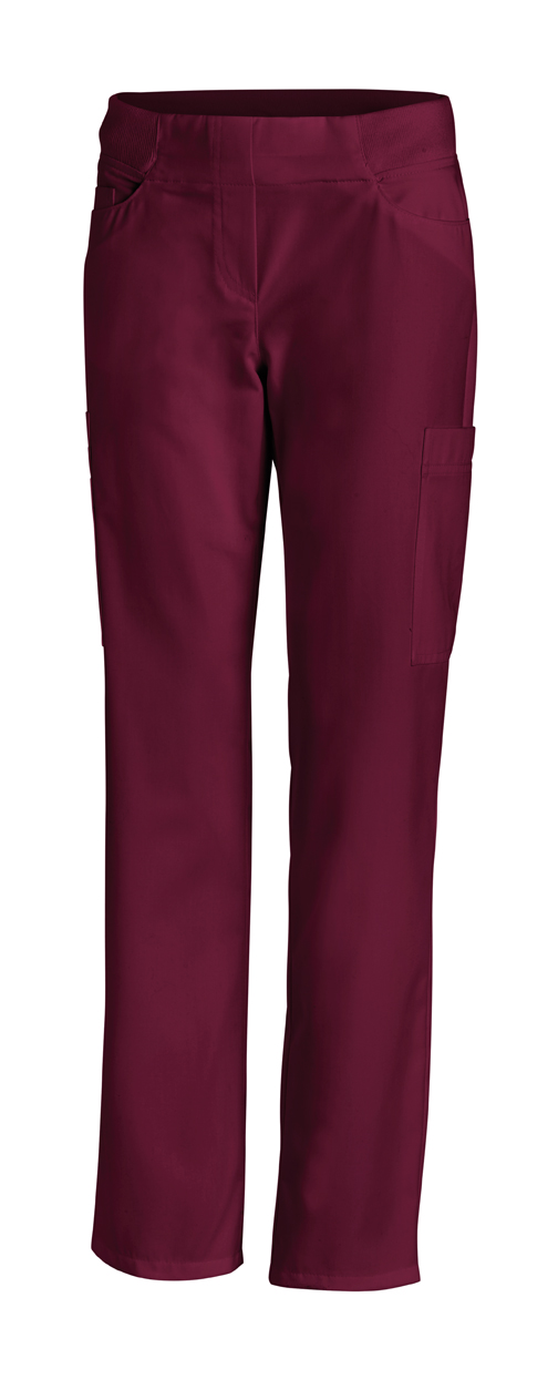 LEIBER-Jobwear, Damen-Arbeits-Berufs-Hose, Bundhose,  ca. 215 g/m², beere