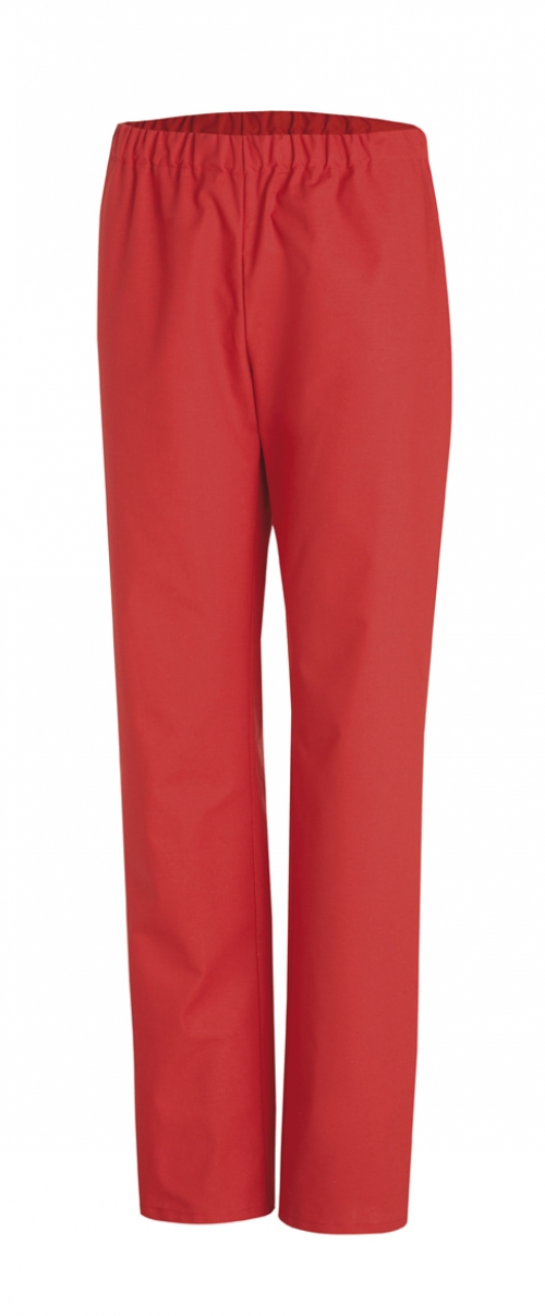 LEIBER-Jobwear, Damen und Herren OP-Hose, Arbeits-Berufs-Hose, rot