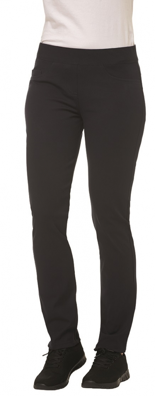 LEIBER-Jobwear, Damen-Arbeits-Berufs-Hose, Bundhose, 270 g/m², schwarz