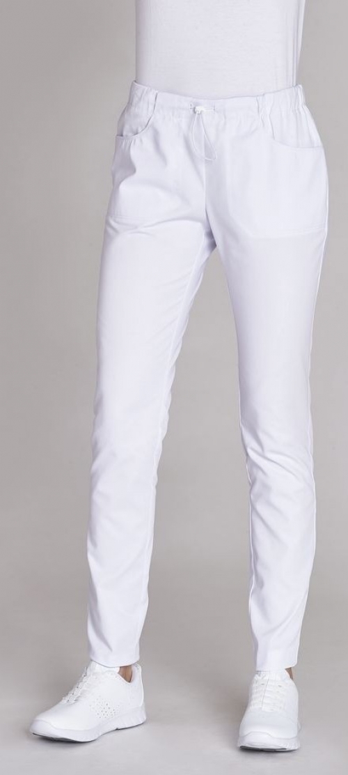 LEIBER-Jobwear, Damen-Bundhose, SL: 88 cm weiß
