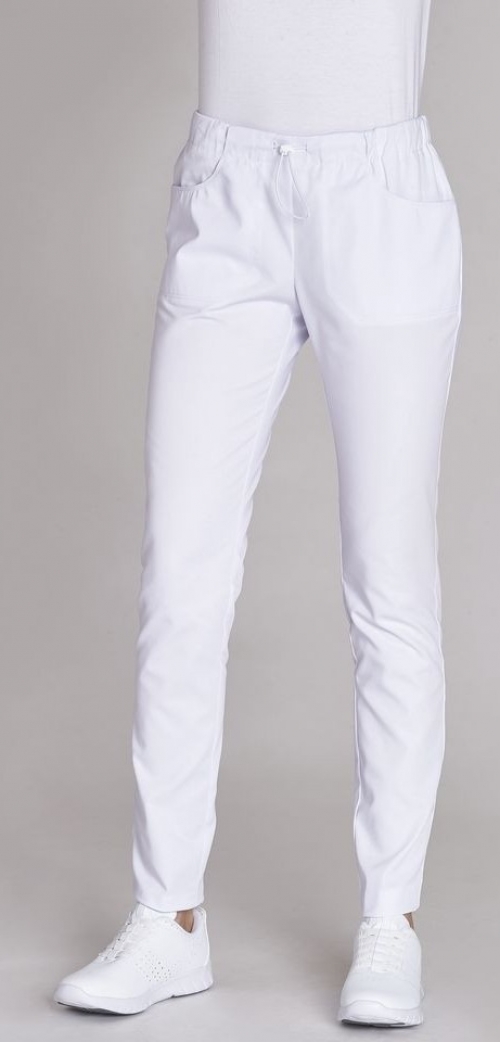 LEIBER-Jobwear, Damen-Bundhose, SL: 75 cm weiß