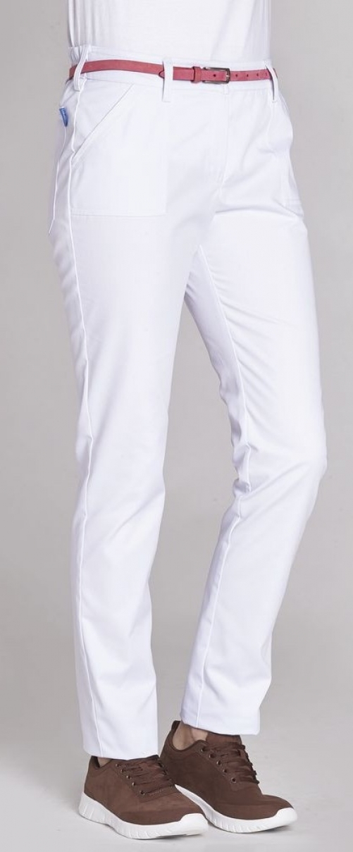 LEIBER-Jobwear, Damen-Bundhose, SL: 80 cm weiß