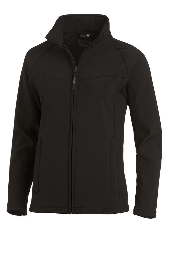 LEIBER-Jobwear, Damen-Softshelljacke, Arbeits-Berufs-Jacke, schwarz
