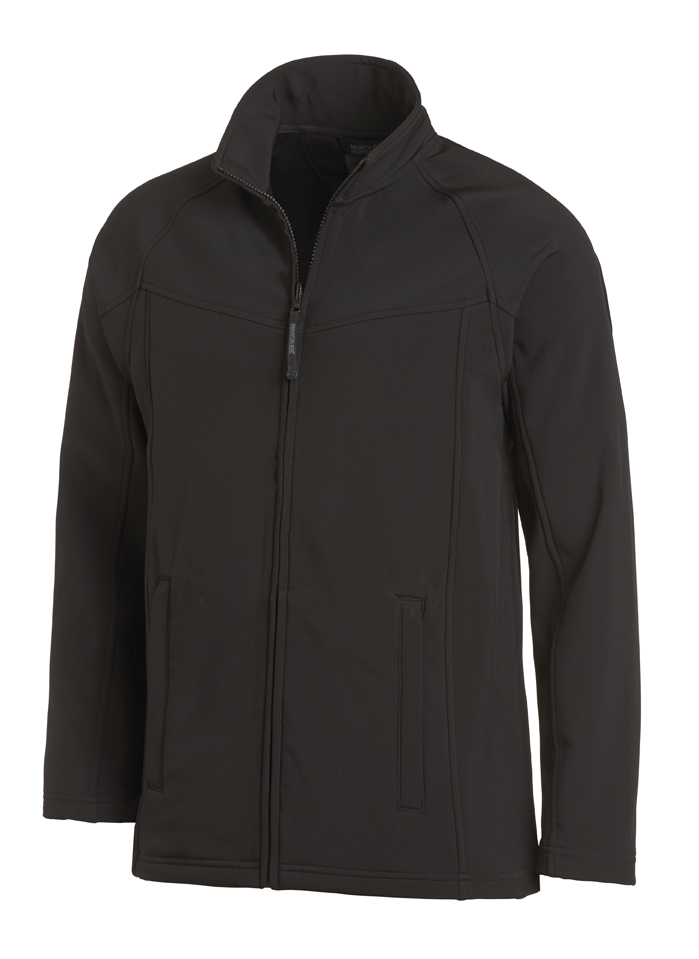 LEIBER-Jobwear, Herren-Softshelljacke, Arbeits-Berufs-Jacke, schwarz