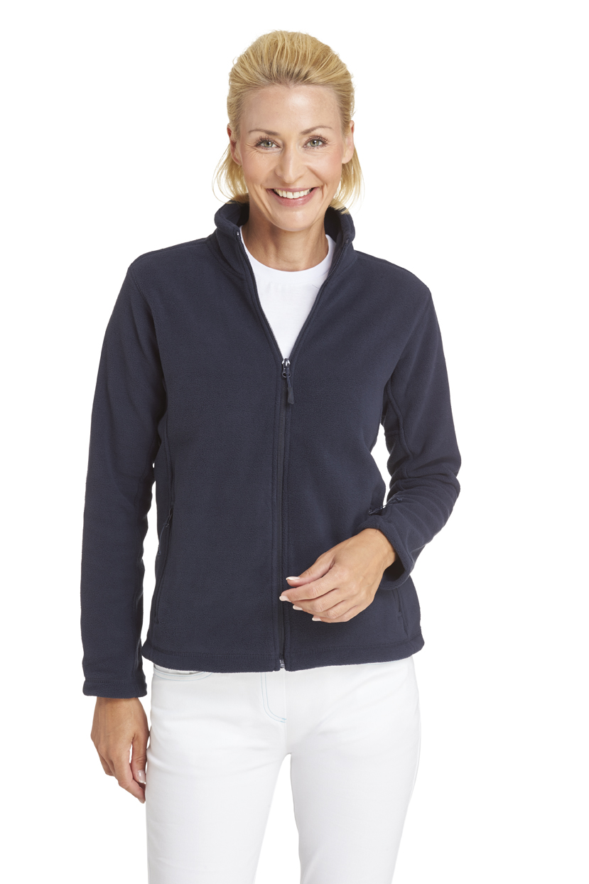 LEIBER-Jobwear, Damen-Fleecejacke, Arbeits-Berufs-Jacke, ca. 320g/m², marine