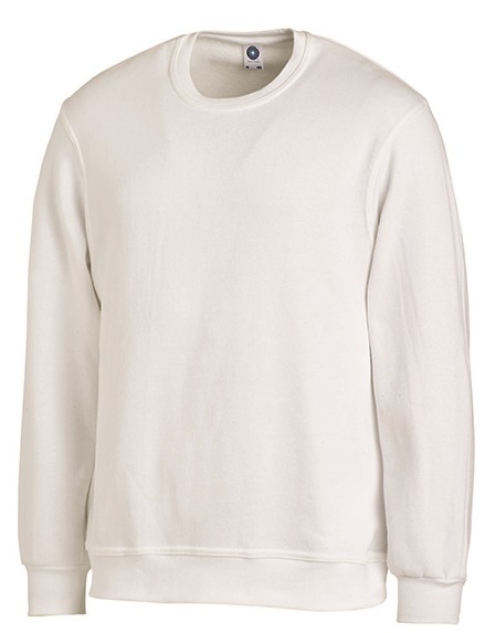 LEIBER-Jobwear, Unisex-Sweatshirt, Arbeits-Berufs-Shirt, ca. 280/m², weiß