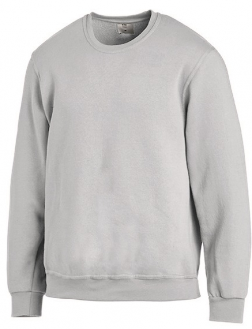 LEIBER-Jobwear, Unisex-Sweatshirt, Arbeits-Berufs-Shirt, ca. 280/m², silbergrau