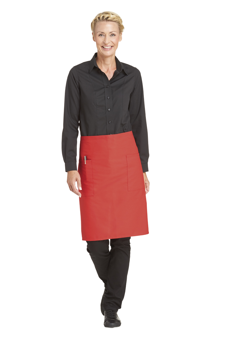 LEIBER-Jobwear, Vorbinder, Arbeits-Berufs-Schürze, ca. 215g/m², rot