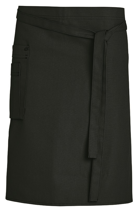 LEIBER-Jobwear, Latzschürze, Arbeits-Berufs-Schürze, Vorbinder, ca. 300g/m², schwarz