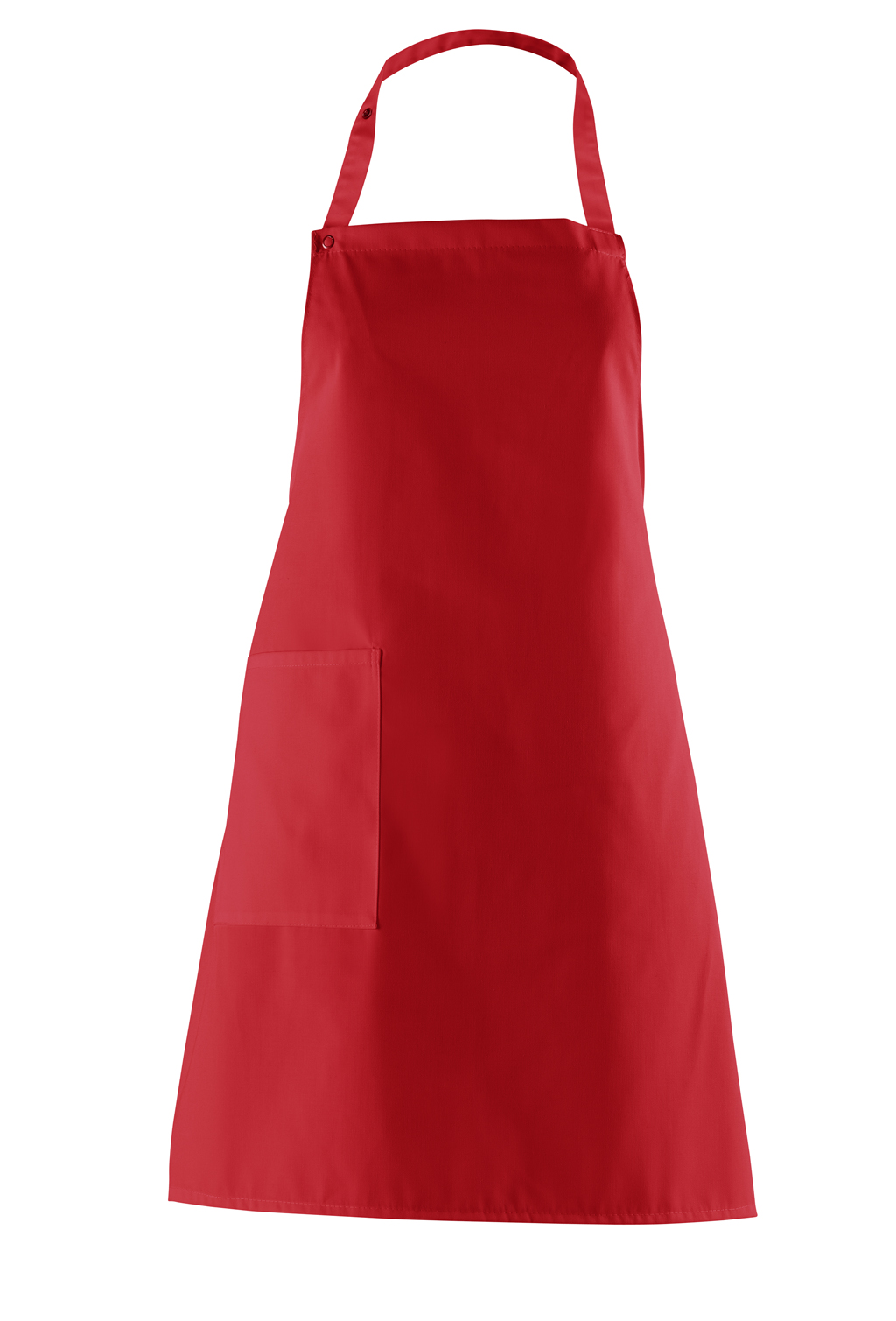 LEIBER-Jobwear, Latzschürze, Arbeits-Berufs-Schürze, Vorbinder, ca. 215g/m², rot