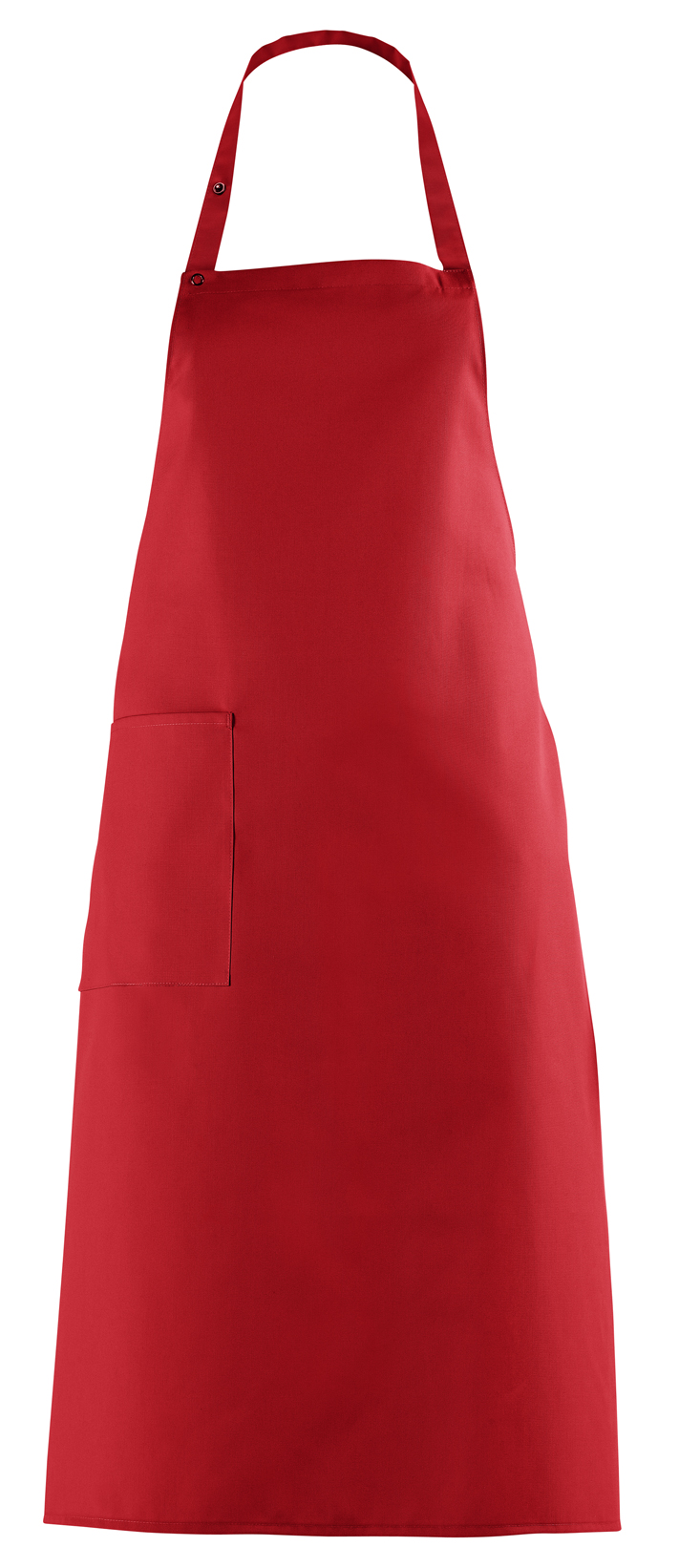 LEIBER-Jobwear, Latzschürze, Arbeits-Berufs-Schürze, Vorbinder, ca. 215g/m², rot