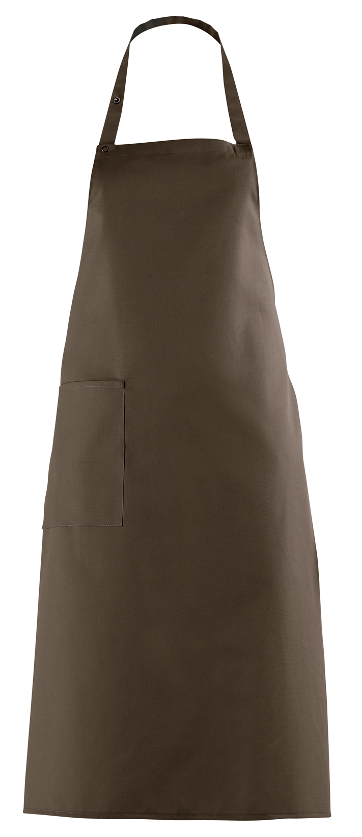 LEIBER-Jobwear, Latzschürze, Arbeits-Berufs-Schürze, Vorbinder, ca. 215g/m², toffee