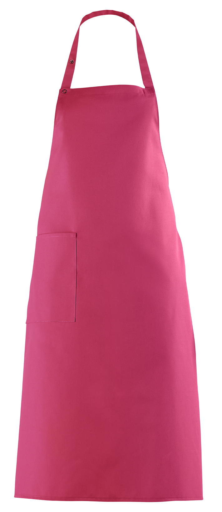 LEIBER-Jobwear, Latzschürze, Arbeits-Berufs-Schürze, Vorbinder, 100 cm, dunkelrosa
