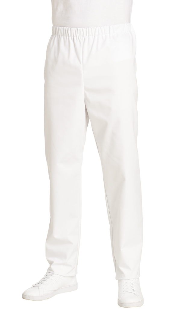 LEIBER-Jobwear, Damen und Herren-Arbeits-Berufs-Hose, Schlupfhose, weiß