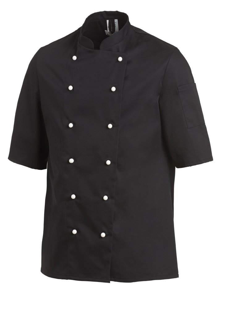 LEIBER-Jobwear, Kochjacke, 1/2 Arm, schwarz