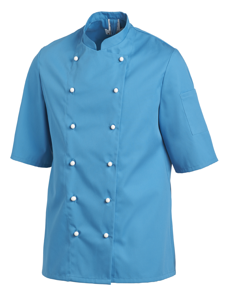 LEIBER-Jobwear, Kochjacke, 1/2 Arm, türkis