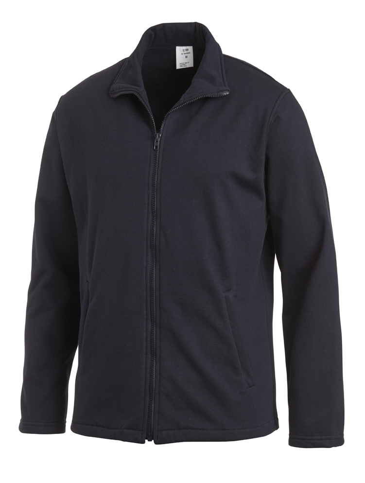LEIBER-Jobwear, Herren-Sweatjacke, Arbeits-Berufs-Jacke, 1/1 Arm, marine