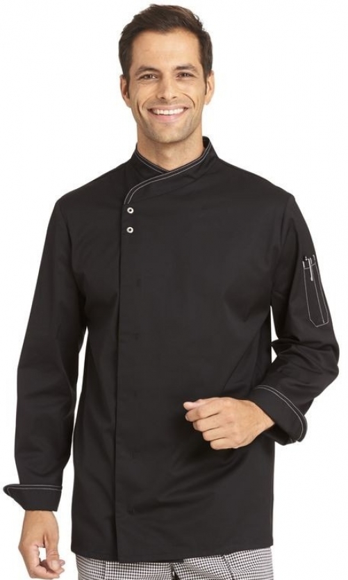 LEIBER-Jobwear, Kochjacke, ca. 180g/m², schwarz