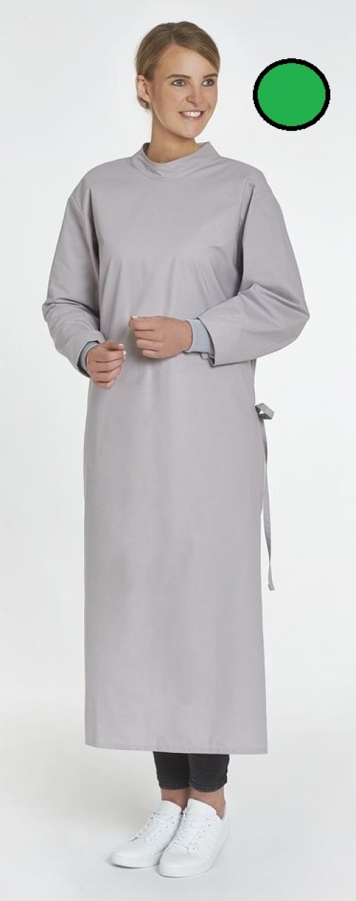 LEIBER-Jobwear, OP-Wickelmantel, lange Ärmel, grün