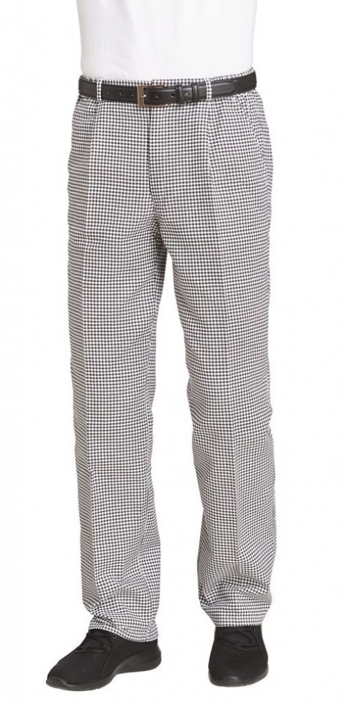 LEIBER-Jobwear, Kochhose, Bäckerhose, Damen und Herren, schwarz/weiss-pepita