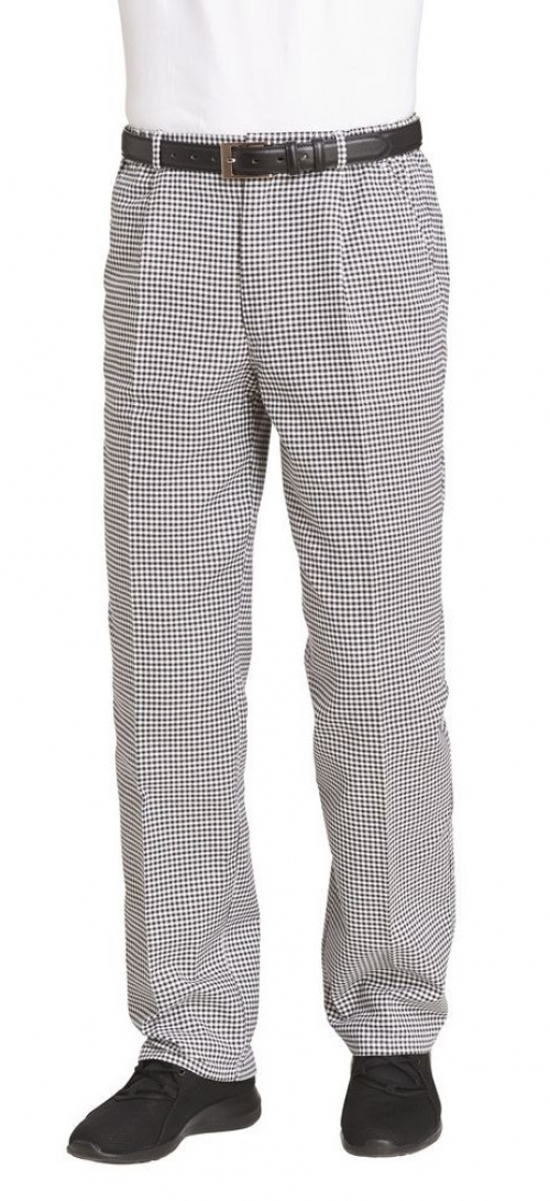 LEIBER-Jobwear, Kochhose, Bäckerhose, Damen und Herren, schwarz/weiss-pepita