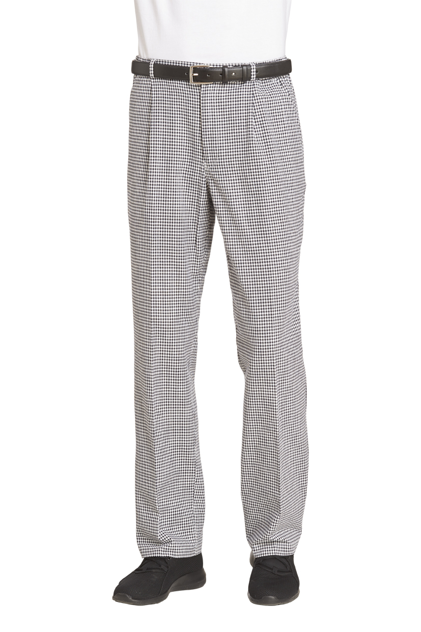 LEIBER-Jobwear, Kochhose, Bäckerhose, Damen und Herren, schwarz/weiss-pepita