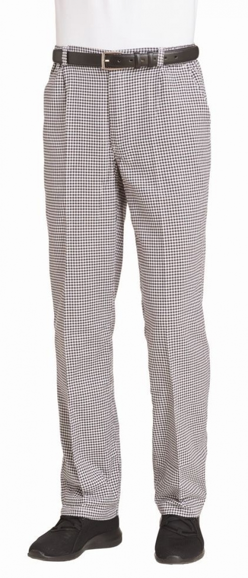LEIBER-Jobwear, Kochhose, Bäckerhose, Damen und Herren, schwarz/weiss-pepita
