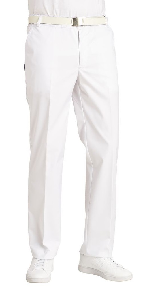 LEIBER-Jobwear, Herren-Arbeits-Berufs-Hose, Bundhose, ca. 230g/m², weiß
