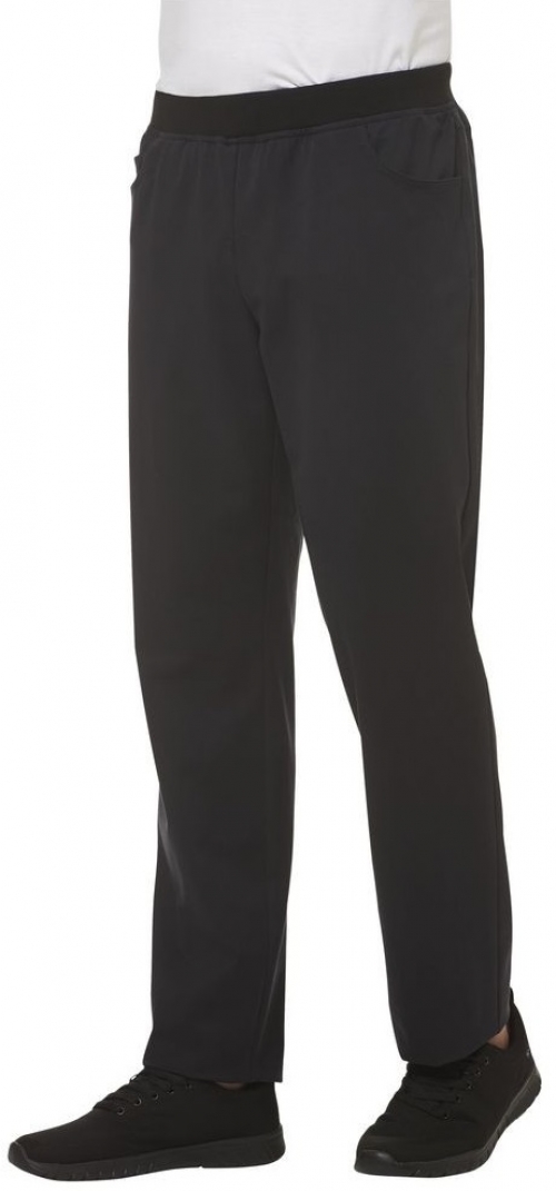 LEIBER-Jobwear, Herren-Arbeits-Berufs-Hose, Schlupfhose, 230 g/m², schwarz