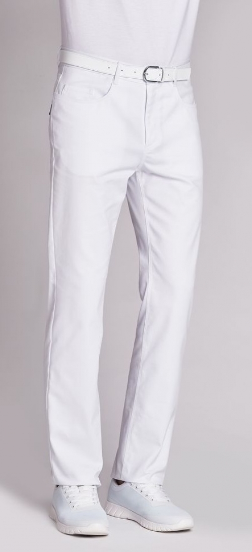 LEIBER-Jobwear, Herren-Jeanshose, weiß