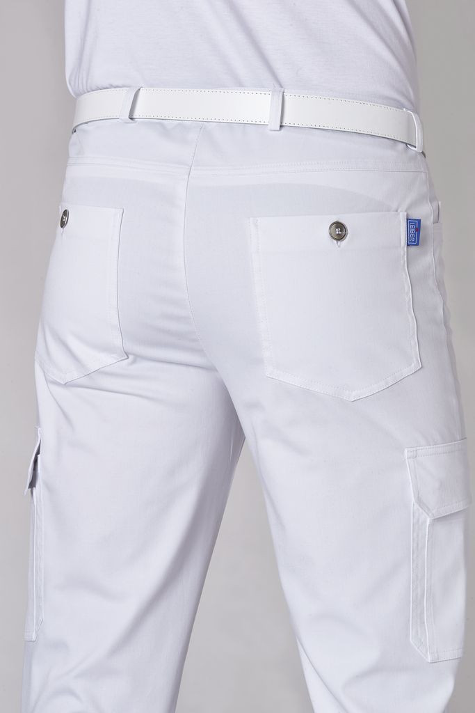 LEIBER-Jobwear, Herren-Bundhose, weiß